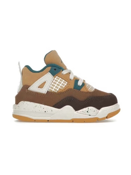 Jordan Other - Jordan Toddler Sneakers Size 7C Brown Tan Teal Lace Up Shoes